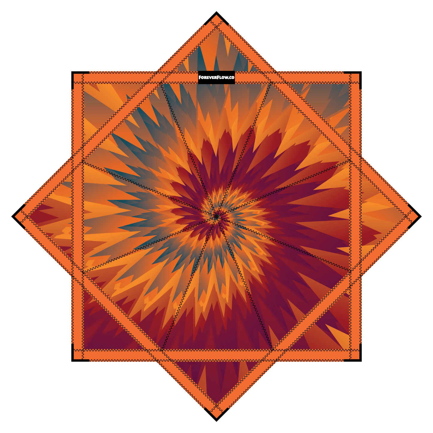 Sunrise Flame – Forever FlowStar 26" (Ready To Ship)