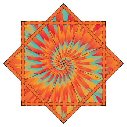 Sunrise Flame – Forever FlowStar 26" (Ready To Ship)