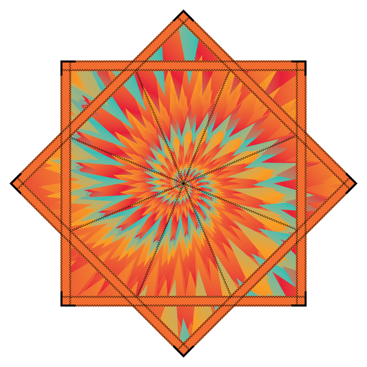 Sunrise Flame – Forever FlowStar 26" (Ready To Ship)