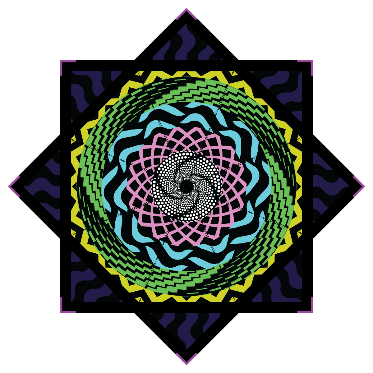 Swirly Donut – Forever FlowStar 26" (Ready To Ship)