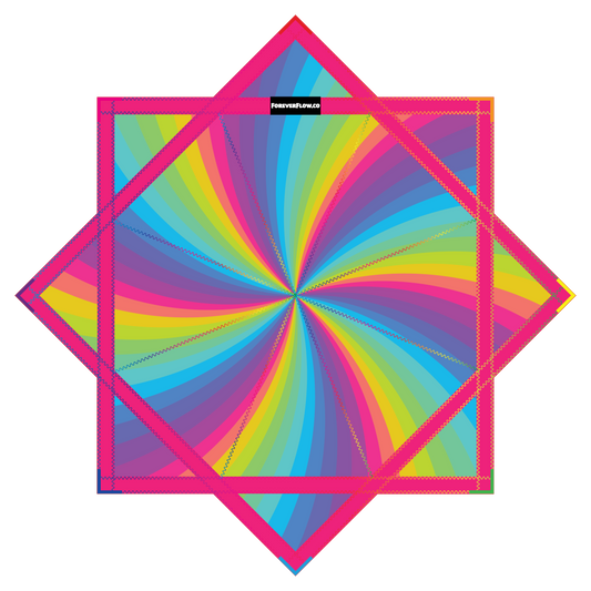 Taste The Rainbow (No Pattern) – JUMBO FlowStar 48" (Ready To Ship)