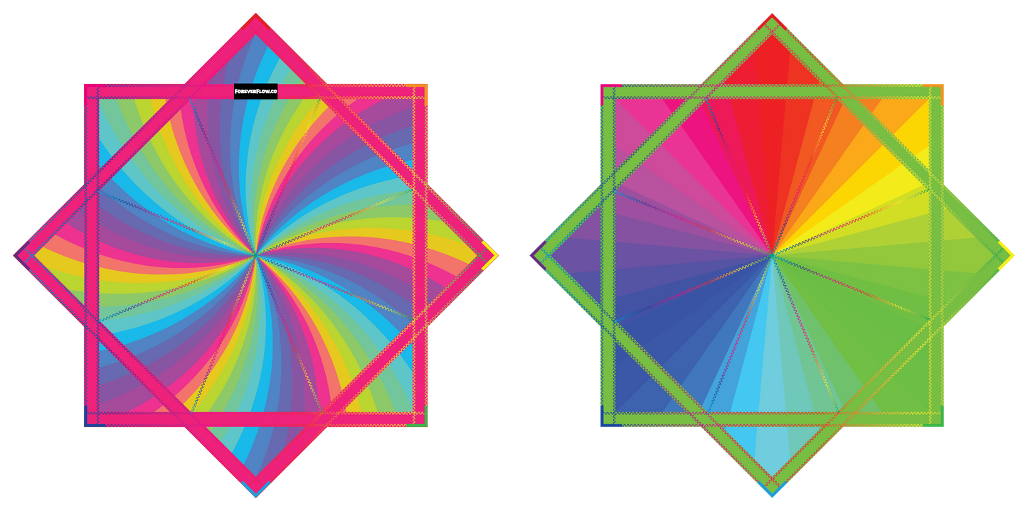 Taste The Rainbow (No Pattern) – JUMBO FlowStar 48" (Ready To Ship)