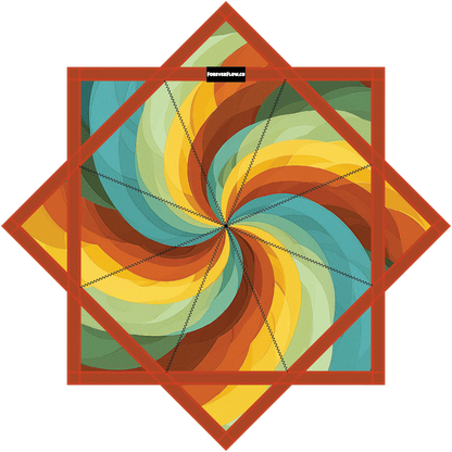 Traditional Flower and Spiral – Jumbo 48" FlowStar (Ready To Ship)