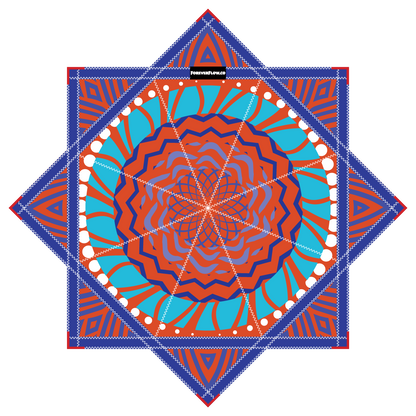 Tranquil Reset – Mini FlowStar 24" (Ready To Ship)