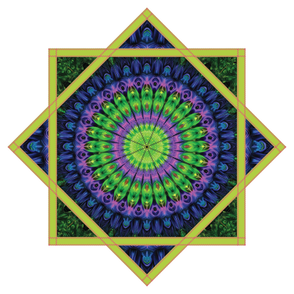 Tribal Fractal – Forever FlowStar 26" (Ready To Ship)