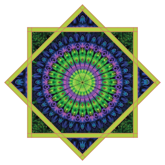 Tribal Fractal – Forever FlowStar 26" (Ready To Ship)
