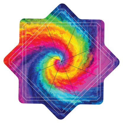Tye Dye Visions –  GlowStar- LED Light Up 26" (Ships By Nov. 10th)