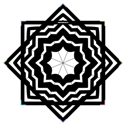 Unicorn Trip – Mini FlowStar 24" (Ready to Ship)