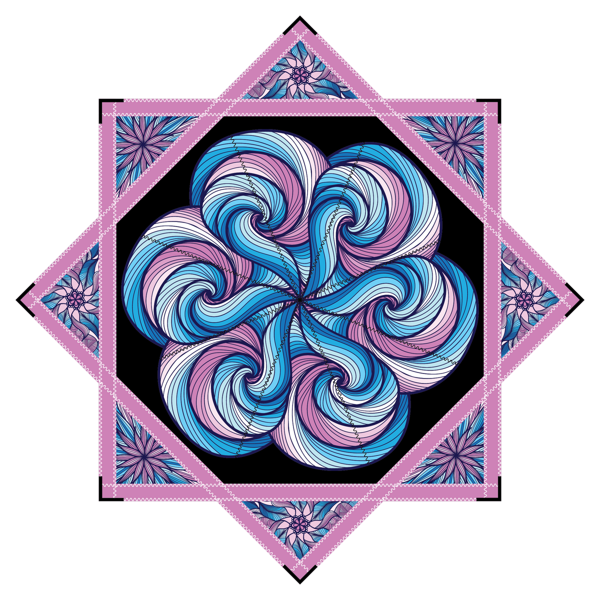 Wave Bloom – Forever FlowStar 26" (Ready To Ship)