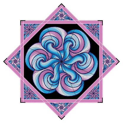 Wave Bloom – Forever FlowStar 26" (Ready To Ship)
