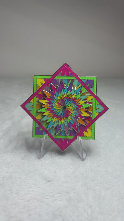 Neon Flow FlowStar Pin Silver Variant (Ready To Ship)
