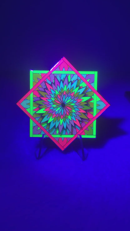 Neon Flow FlowStar Pin Silver Variant (Ready To Ship)
