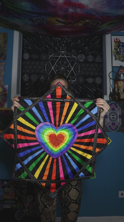 Rainbow Sky Pride – Forever FlowStar 26" (Ready to Ship)